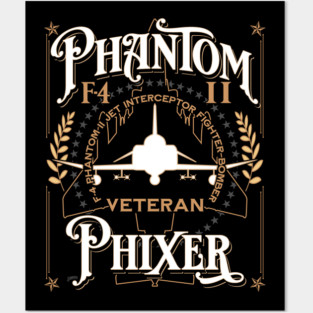 Phantom Phixer F-4 Phantom II Aircraft Maintainer Veteran Posters and Art