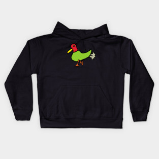Funny Farting Duck Kids Hoodie