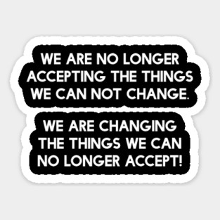 We Are The Change | Youth Empowerment | Black Lives Sticker