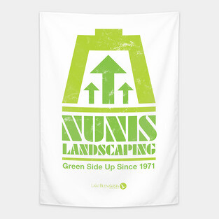 Nunis Landscaping Green Side Up Tapestry