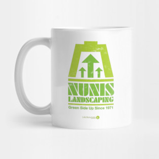 Nunis Landscaping Green Side Up Mug