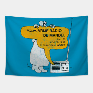 Radio Ingelmunster, Belgium  80s Radio Station Tapestry