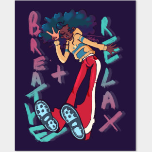 Breathe and relax Posters and Art