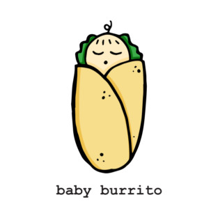 Baby Burrito Light Skin Tone T-Shirt