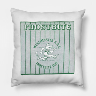 Frostbite Westminster Road Runner Club Vintage Pillow