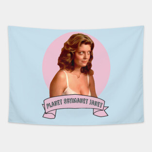 Planet Shmanet Janet Tapestry