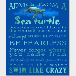Sea Turtle Posters and Art