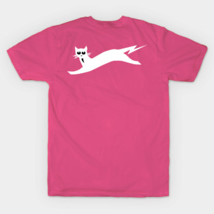 9 Lives Cat White T-Shirt