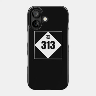DETROIT-The”D” 313 Phone Case