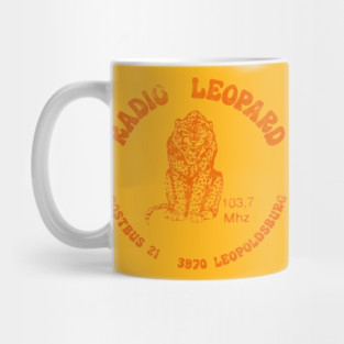 Radio Leopard / 70s Radio Station Mug