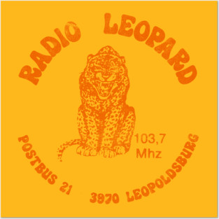 Radio Leopard / 70s Radio Station Posters and Art