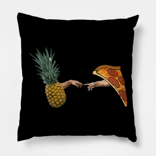 Creation of Pineapple Pizza Pillow by belownormal