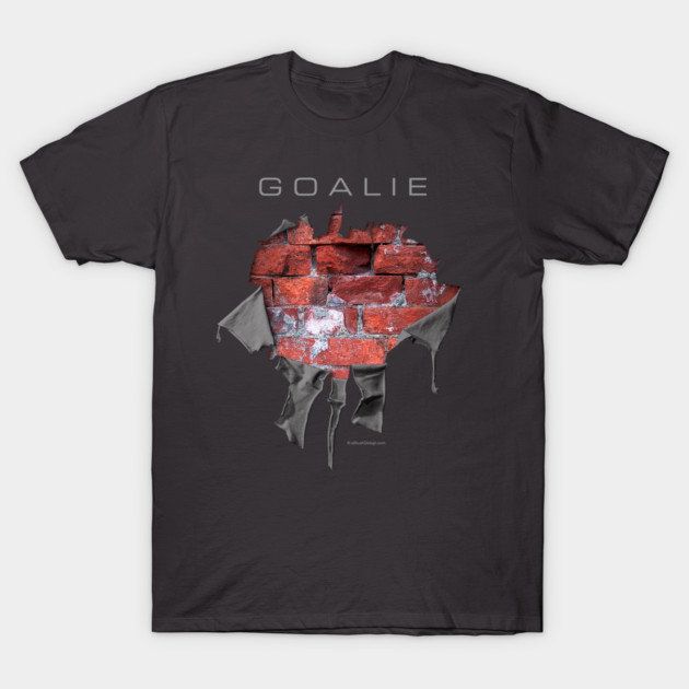 Torn Brick Wall Hockey Goalie hockey player Hockey Goalie T