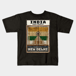 make a journey to India Kids T-Shirt