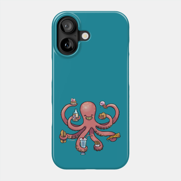 the happy octopus Phone Case by samanta flôor