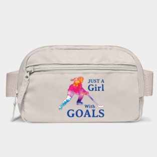 Just a Girl with Goals Hockey Bag