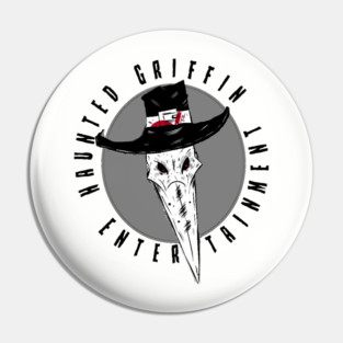 Haunted Griffin Entertainment Logo Pin