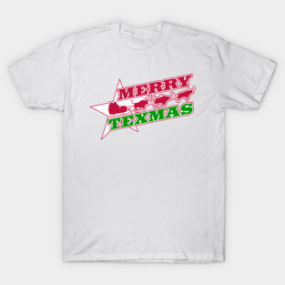 Merry Texmas - Flying Longhorns T-Shirt