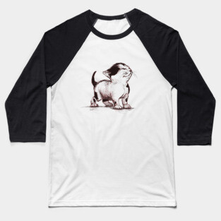 Happy kitten Baseball T-Shirt