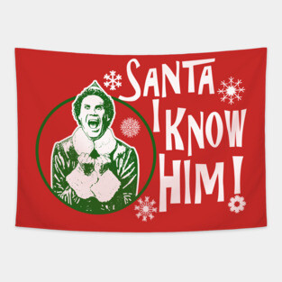 Santa I Know Him Tapestry