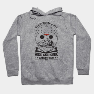 Camp Crystal Lake Hide and Seek Champion 1980 - vintage Hoodie