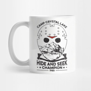 Camp Crystal Lake Hide and Seek Champion 1980 - vintage Mug