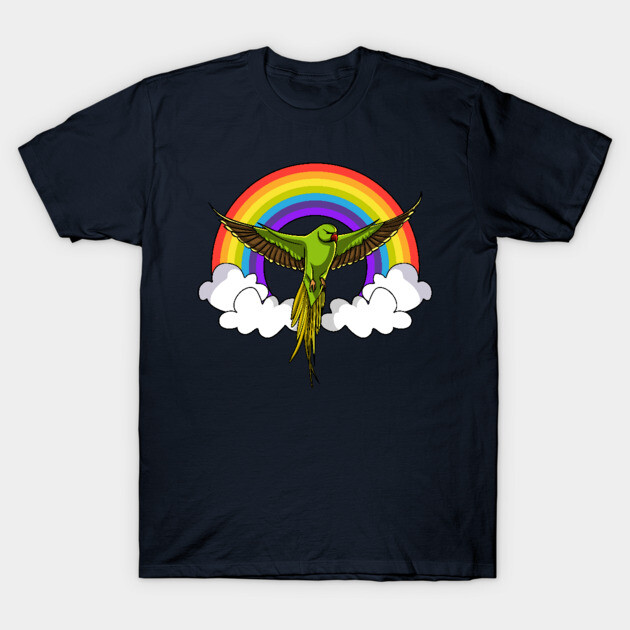Gift Shirt Parakeet Shirt Cute Parrot Parakeet Bird Pet Rainbow
