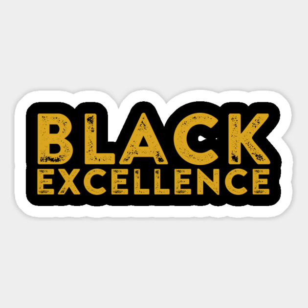Black Excellence Gold | African American | Black Lives Magnet by UrbanLifeApparel