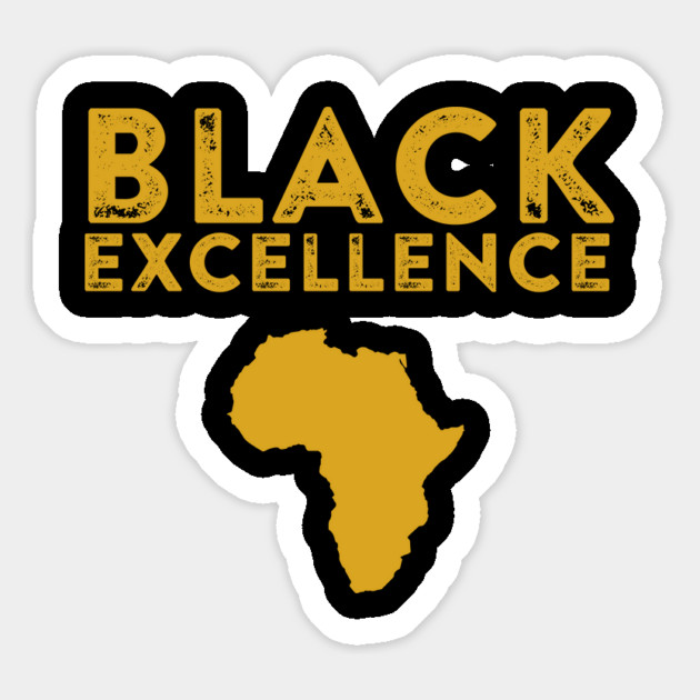 Black Excellence Gold | Africa | African American | Black Lives Magnet by UrbanLifeApparel