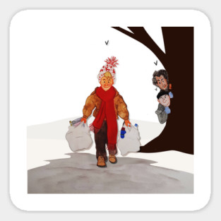 Home Alone Art Sticker