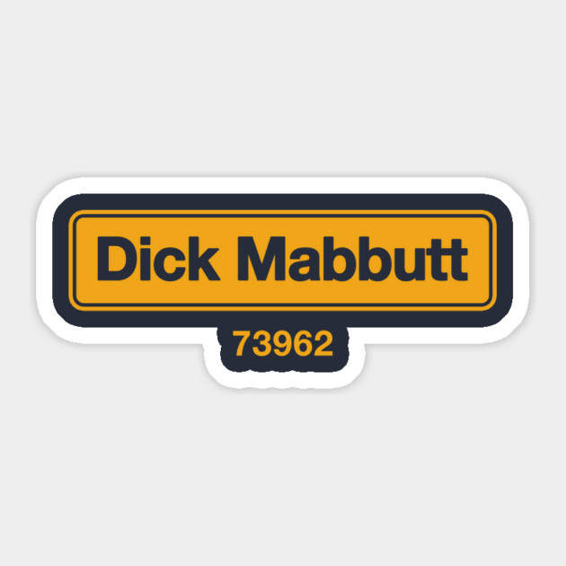 Dick Mabbutt Sticker by dumbshirts