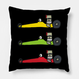 Drag Racing Pillow