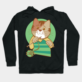 Knitting Calico Kitty Hoodie