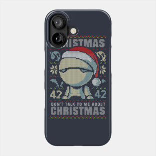Ugly Sweater Marvin Paranoid Android - Hitchhiker's Guide to the Galaxy T-Shirt Phone Case
