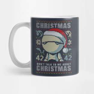 Ugly Sweater Marvin Paranoid Android - Hitchhiker's Guide to the Galaxy T-Shirt Mug