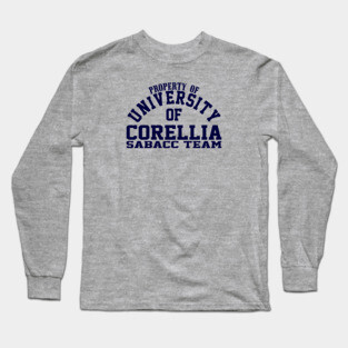 University of Corellia Sabacc Team Long Sleeve T-Shirt