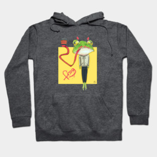 Tired Frog Graffiti Hoodie