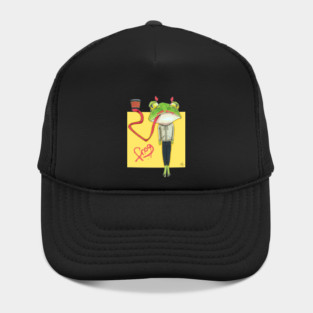 Tired Frog Graffiti Hat