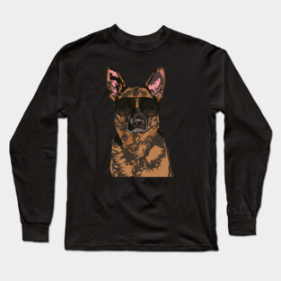 Cool German Shepherd for German Shepherd Lovers Long Sleeve T-Shirt