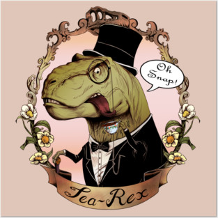 Tea Rex Posters and Art