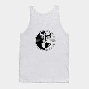Amelia Logo Black Tank Top