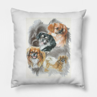 Tibetan Spaniel Medley Pillow