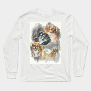 Tibetan Spaniel Medley Long Sleeve T-Shirt