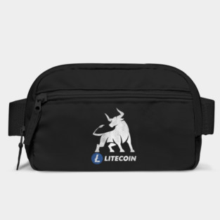 Bull Market Litecoin Lite Coin LTC To The Moon Crypto Token Cryptocurrency Wallet Birthday Gift For Men Women Kids Bag
