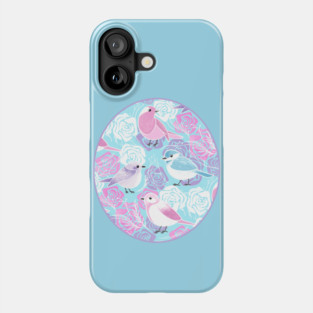 Little Bird Botanical - girly princess colors Phone Case