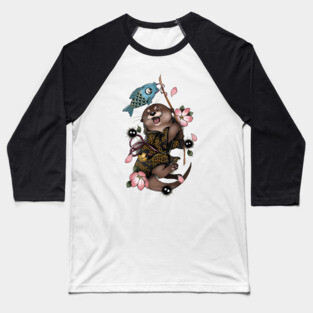 otter Baseball T-Shirt