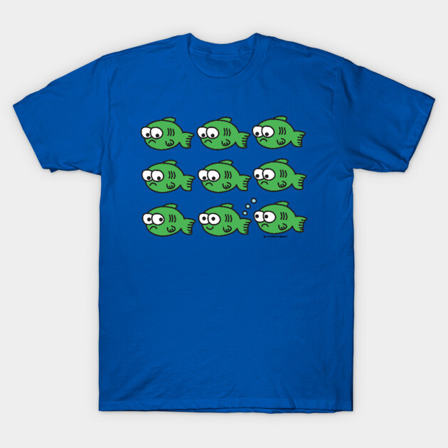FISH FART T-Shirt by toddgoldmanart