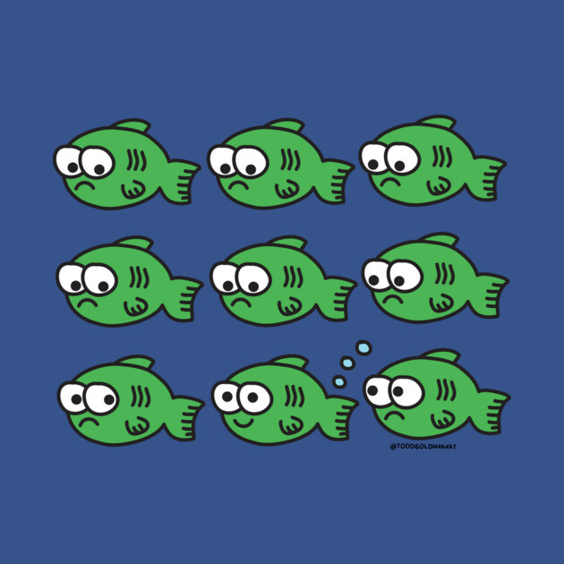 FISH FART by toddgoldmanart