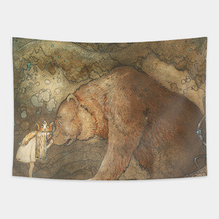 Poor Little Basse! by John Bauer Tapestry