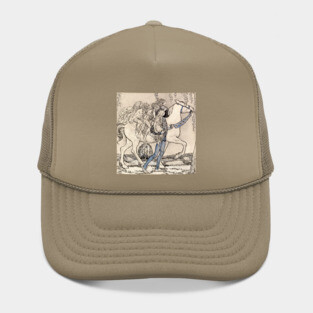 The Horse He Led at the Bit by John Bauer Hat